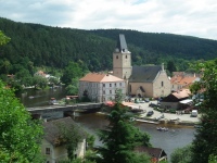 
                        Kostel sv. Panny Marie a sv, Mikule - Romberk nad Vltavou (kostel)