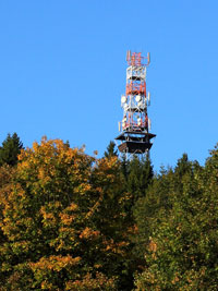 Horn les (rozhledna) - ocelov rozhledna na Hornm lese -vysok 59 metr