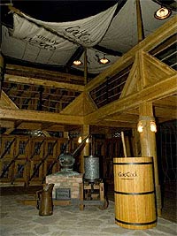 Likrka Rudolf Jelnek - Vizovice (muzeum) - Expozice whisky. foto (Vl.Mloch)