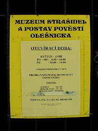 Muzeum straidel - Olenice (muzeum) - informan tabulka