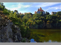 Hrad Veve - Brno-Bystrc (hrad) - Veve pi pohledu od pehrady