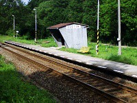 Zdtin u Prostjova (eleznin stanice) - Zastvka Zdtn