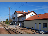 Olbramovice (eleznin stanice) - Stanice pi rekonstrukci 2011