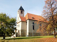 Kostel sv. Jana Nepomuckho - Brno-Star Lskovec (kostel) - Celkov pohled
