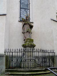 Socha svatho Jana Nepomuckho - Nov Msto na Morav (drobn pamtka) - sv. Jan Nepomuck