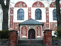 Kostel svat Kunhuty - Nov Msto na Morav (kostel) - vchod do kostela