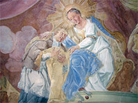 Hraditko (zmek) - P.Maria lapajc na hada dv sv. Norbertovi eholn roucho (1759 Jan Vclav Spitzer)