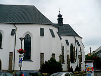Kostel svatho Mikule - Velk Mezi (kostel) - zadn st kostela