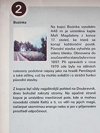 Bozinka (vrchol) - Bozinka - info tabule
