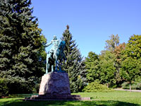 foto Jezdeck socha  Jana iky z Trocnova - Pibyslav (socha)