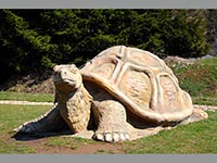 Želva - Obyčtov (socha)