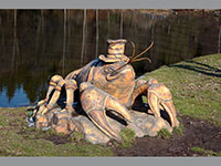 Rak - Ran (socha) - Rak - socha od Michala Oliaka