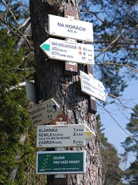 Na Horch (rozcestnk) - Rozcestnk Na Horch