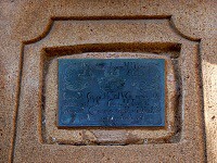 Sv. Jan Nepomuck - Brnnsk Ivanovice (socha) - Mdn deska - detail