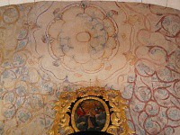 Kostel sv. Markty - Tupanov (kostel) - Malba stropu nad oltem