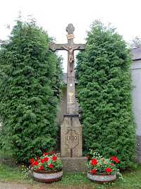 Kostel sv. Vclava - Zvole (kostel) - Kamenn k z roku 1870