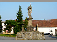 Socha svatého Jana Nepomuckého - Ostrov nad Oslavou (drobná památka)