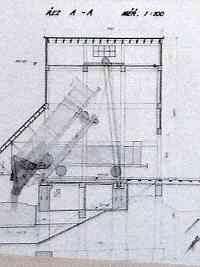 Vag�nov� v�klopn�k - Sudom��ice (technick� pam�tka) - �ez v�klopn�kem