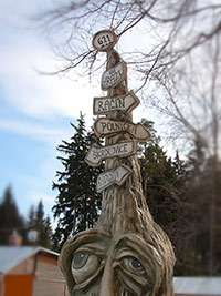 Rozcestnk Dabucha (socha) - Rozcestnk Dabucha-od M.Olika
