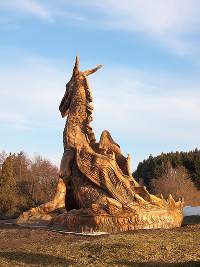 Drak - Ronov nad Szavou (socha) - 