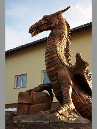 Drak - Ronov nad Szavou (socha) - 