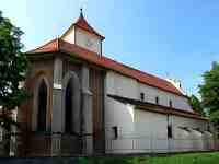 Kostel sv. Markty - Lodnice (kostel) - Pohled ze severu