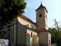 Kostel sv. Markty - Lodnice (kostel) - Pohled z jihu