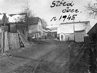 Skoice (obec) - Sted obce v r.1945