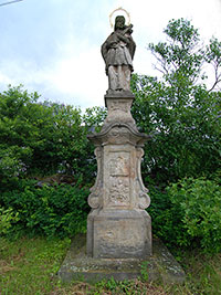 Socha sv. Jana Nepomuckého - Dlouhomilov (socha)