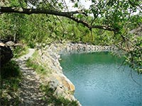 Zatopen kamenolom - Vkleky (prodn koupalit) - Zatopen kamenolom - Vkleky