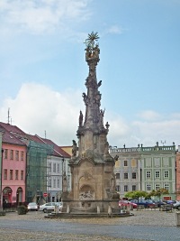 Souso Nejsvtj Trojice - Jindichv Hradec (morov sloup)