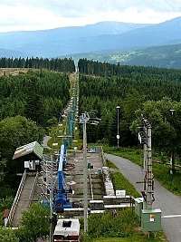 Sedakov lanovka na Panc - pik (lanovka) - Horn stanice.