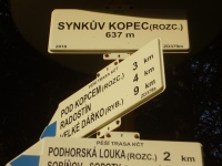 Rozcestnk-Synkv kopec (rozcestnk)