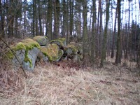 hrad Ungeltberg - Uhnov (hrad) - Zbytky hradu.