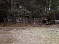 hrad Ungeltberg - Uhnov (hrad) - Zbytky hradu.