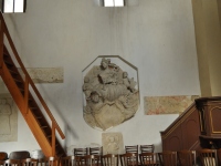 Kostel sv. Jakuba - Crkvice (kostel) - Relief u kazatelny
