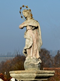 Socha Pany Marie - Slavoov (drobn pamtka) - 