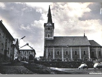 historick foto Kostel sv. Jilj - Dvorce (kostel)