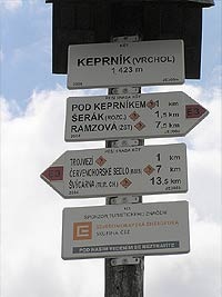 Vrcholov rozcestnk - Keprnk (rozcestnk)