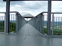 Hranin vrch - Msto Albrechtice (rozhledna) - Spojovac mstek