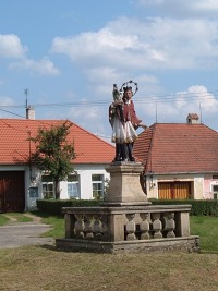 Socha sv.Jana Nepomuckého - Budeč (socha)