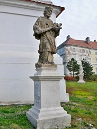 Socha sv.Jana Nepomuckho - Drnholec (socha) - 