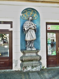Socha sv. Jan Nepomucký a sv. Theodor - Jindřichův Hradec (socha)