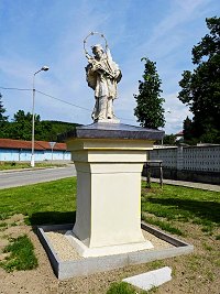 Socha sv. Jana Nepomucké - Moravské Bránice (socha)