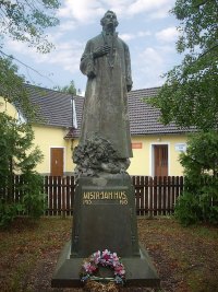 Socha Mistra jana Husa - Horní Kněžeklady (socha)