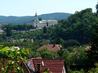 Letovice (msto) - v pozad klter Milosrdnch Brat