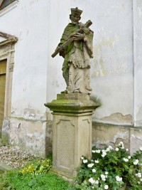 Socha sv. Jana Nepomuckého - Cvrčovice (socha)