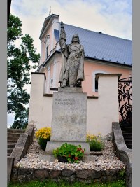 Socha sv. Vclava - Hronov (socha) - 