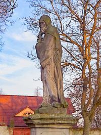 Socha sv. Frantika z Pauly - Hrotovice (socha) - 
