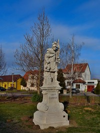 Socha sv. Florina - Chvalovice (socha) - 